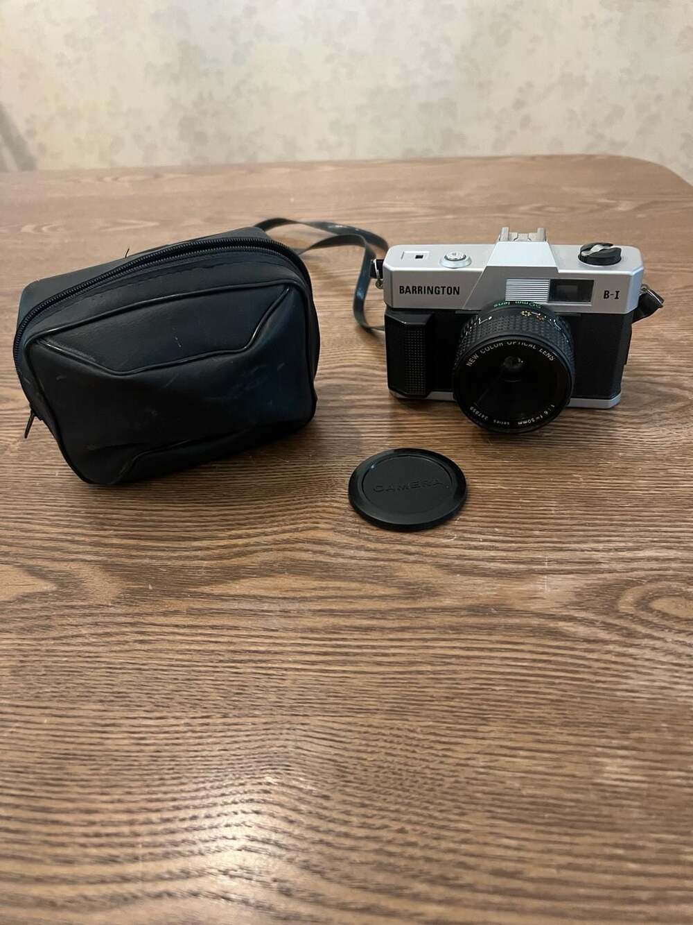 Barrington B-I 35mm Film Camera with 50mm Lens and Case
